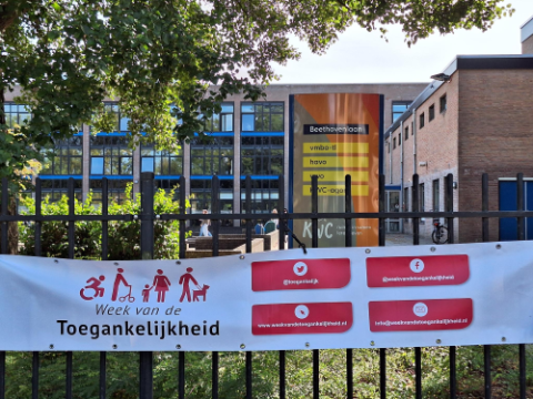 Week van de Toegankelijkheid spandoek